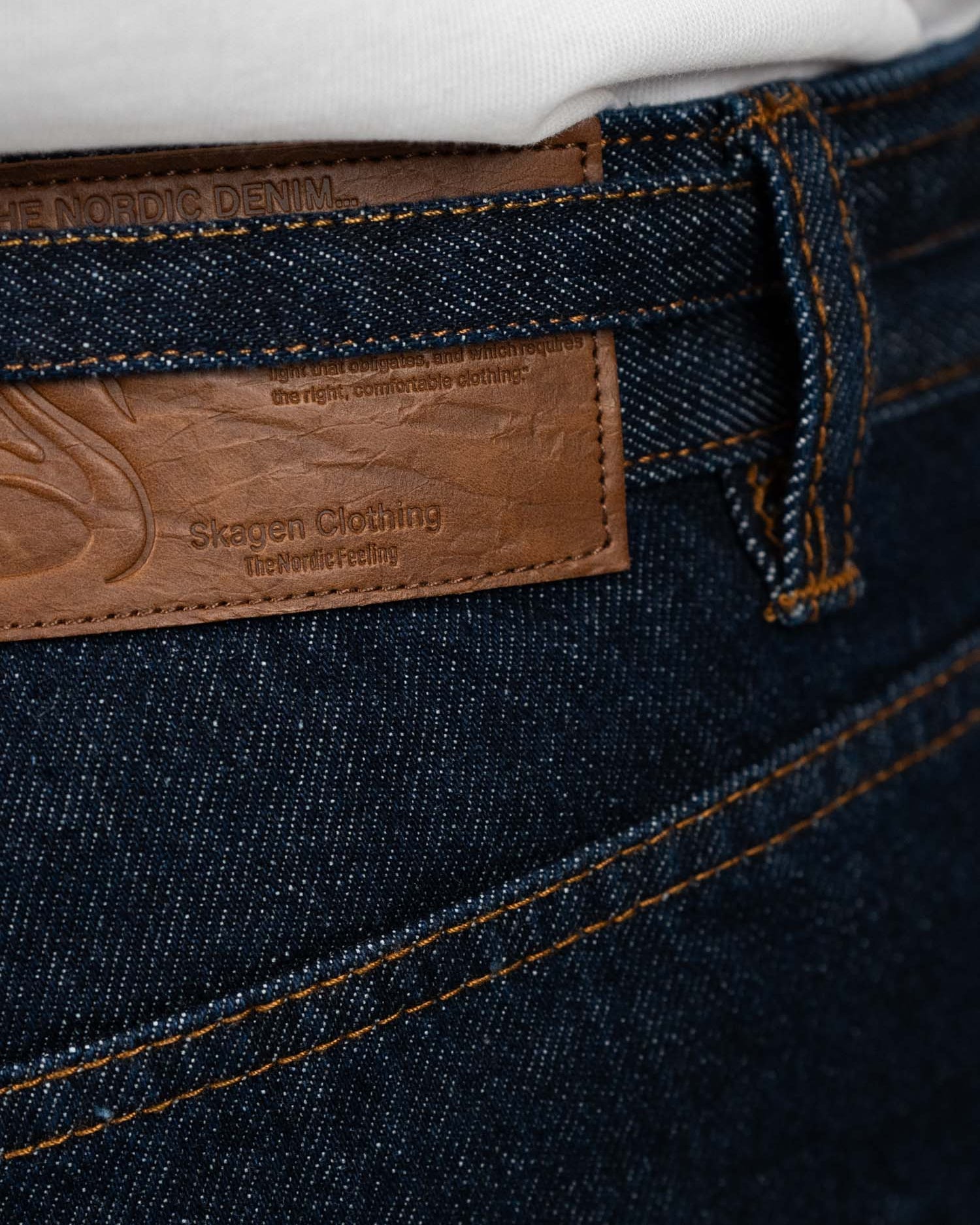 Belt Indigo | Skagen - clothing.dk